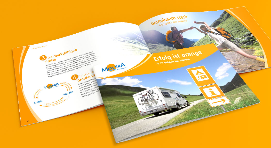 Movera corporate design - brochure