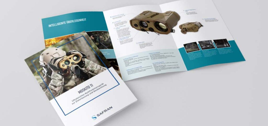 Safran Vectronix corporate design - brochure