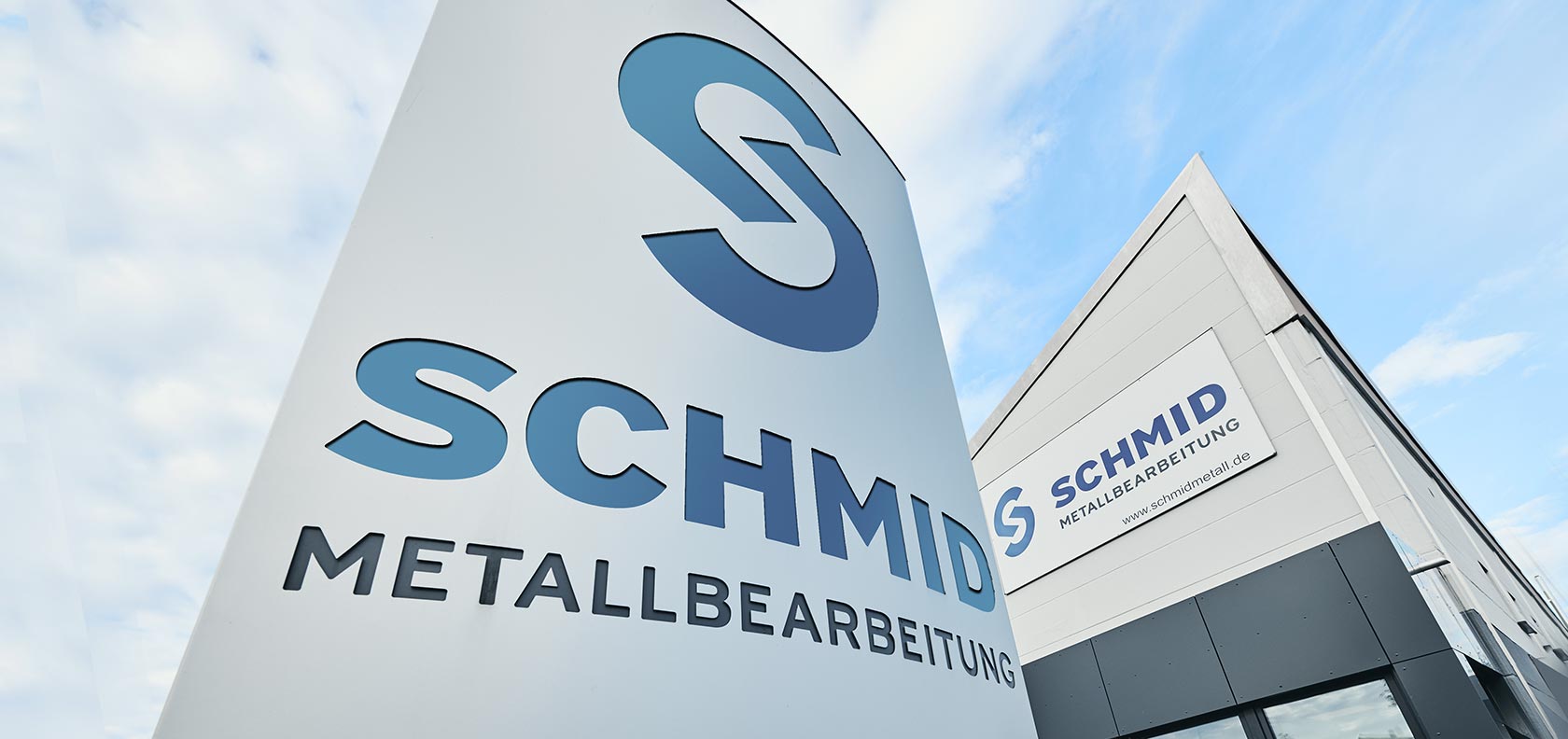 Schmid Metallbearbeitung corporate design - signage