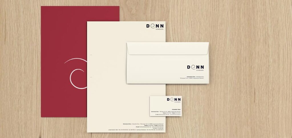 Denn corporate design - stationery