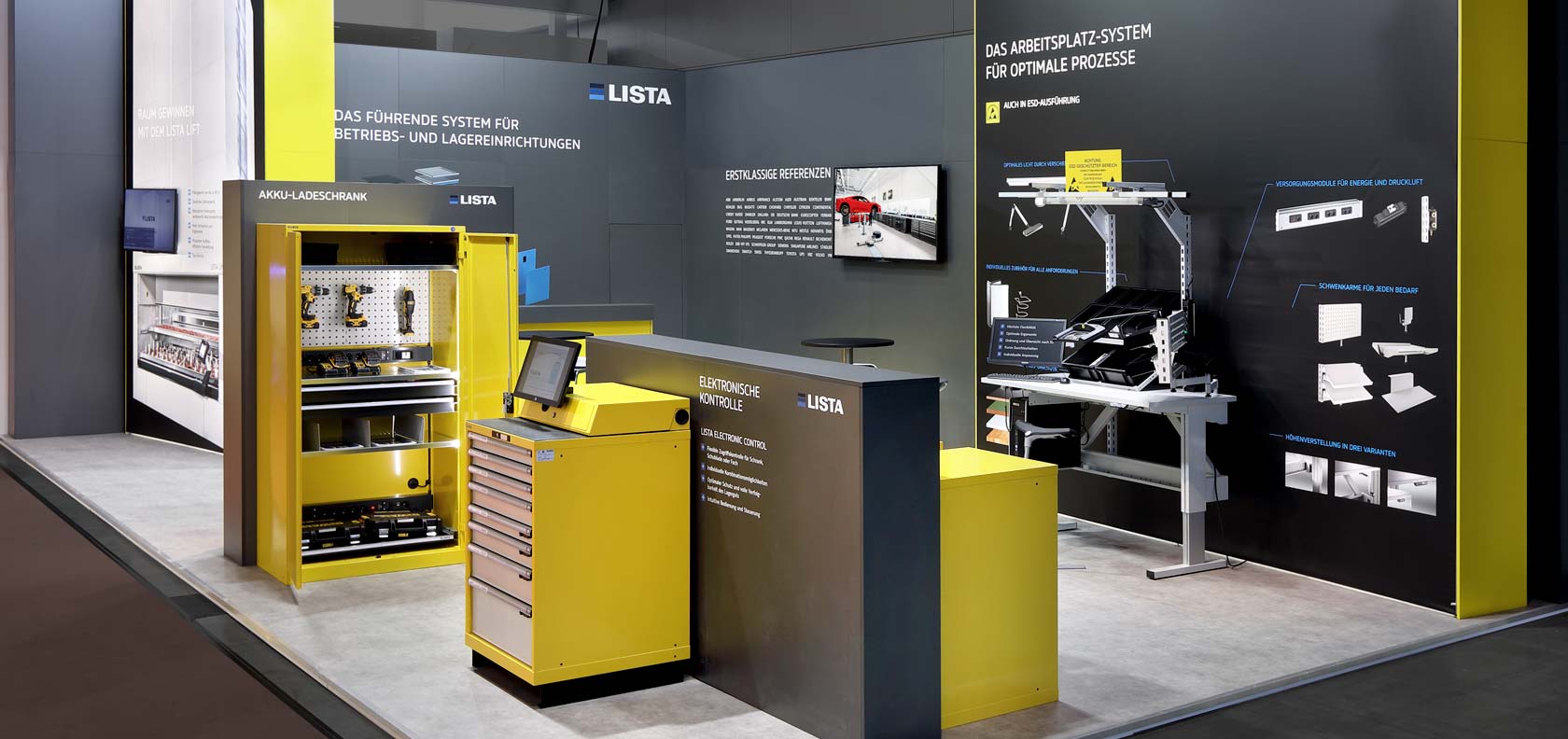 Lista exhibition stand design - concept