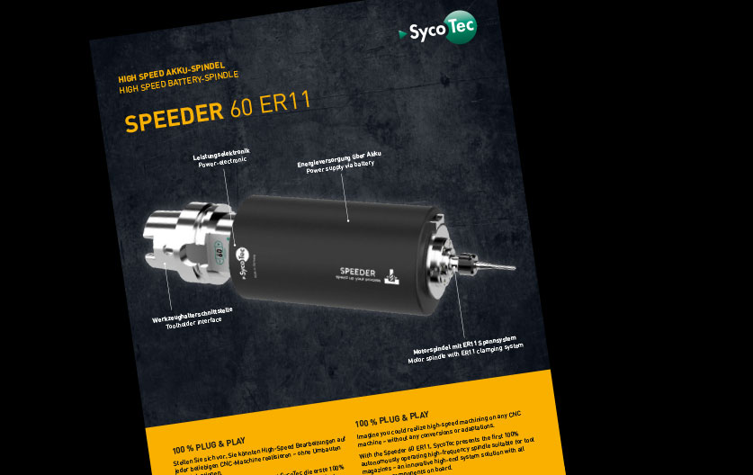 SycoTec SPEEDER Spinel Launch - Flyer