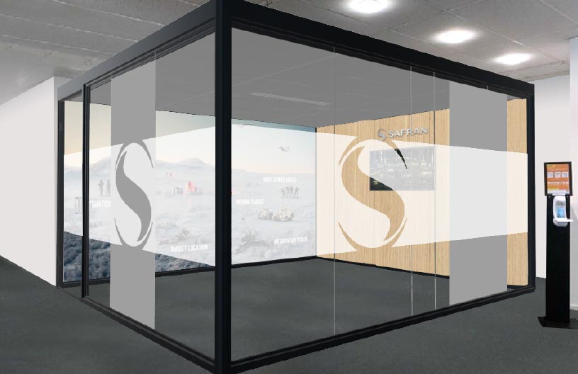 Safran Vectronix Interior Design - Besprechungs-Cube